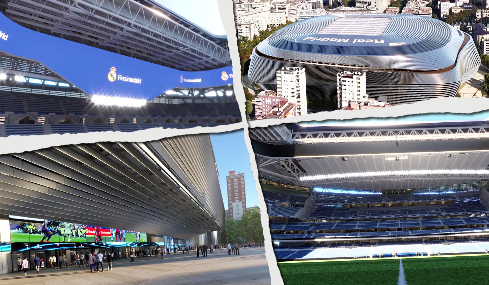 Estadio Santiago Bernabéu Real Madrid Umbau
