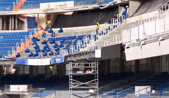 Estadio Santiago Bernabéu Sitze Real Madrid Stadion Umbau