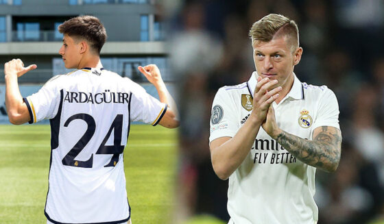 Toni Kroos Arda Güler Real Madrid