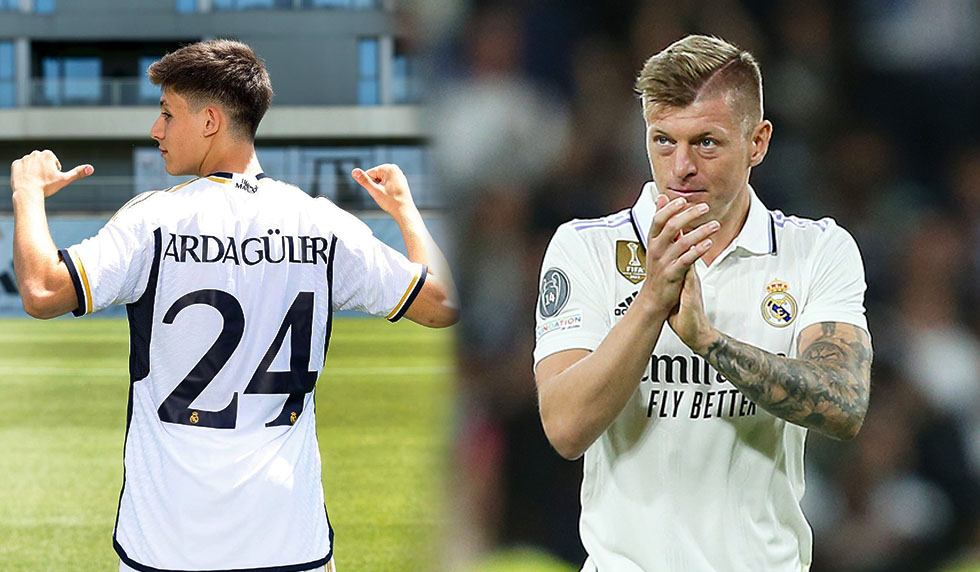 Toni Kroos Arda Güler Real Madrid
