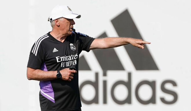 ancelotti training ancelotti training