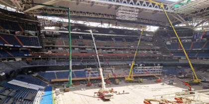 Estadio Santiago Bernabéu Real Madrid Umbau