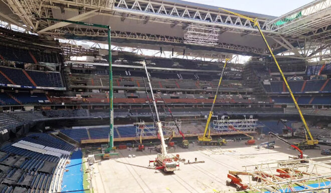 Estadio Santiago Bernabéu Real Madrid Umbau