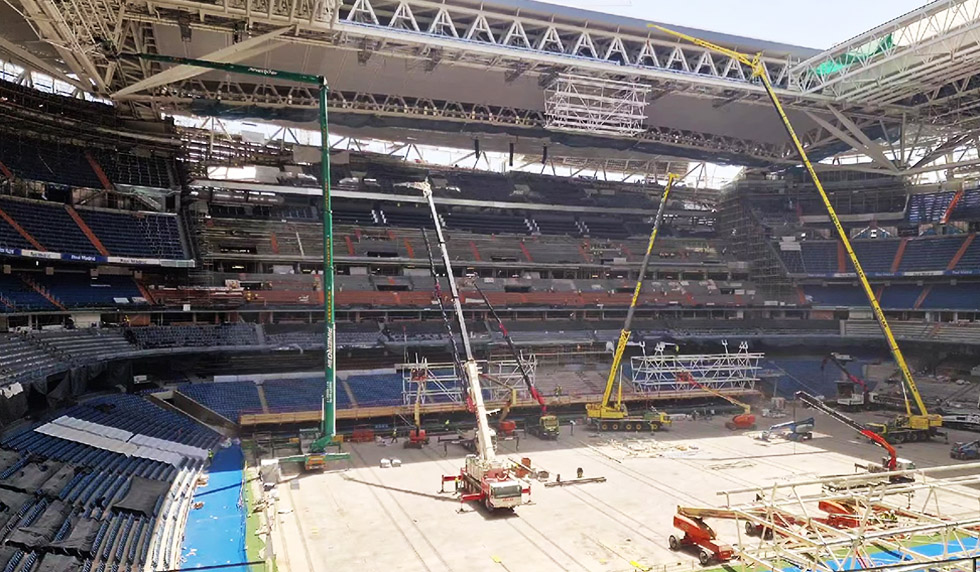 Estadio Santiago Bernabéu Real Madrid Umbau