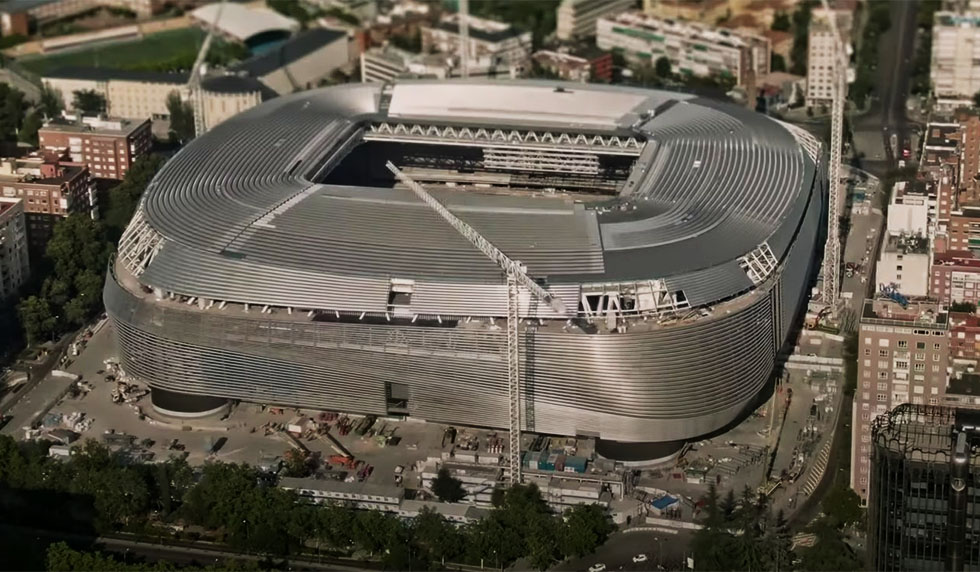 Estadio Santiago Bernabéu Real Madrid Umbau