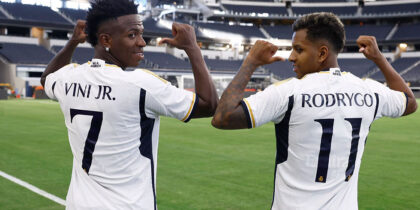 vinicius 7 rodrygo 11 real madrid