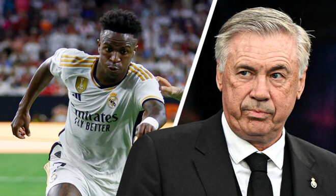 Vinicius Junior Carlo Ancelotti Vinicius Junior Carlo Ancelotti