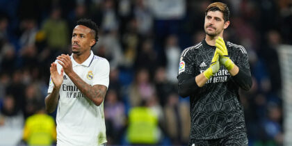 Eder Militao Thibaut Courtois Real Madrid