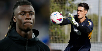 Eduardo Camavinga Kepa Arrizabalaga Real Madrid
