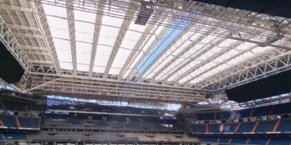 Estadio Santiago Bernabéu Real Madrid Umbau