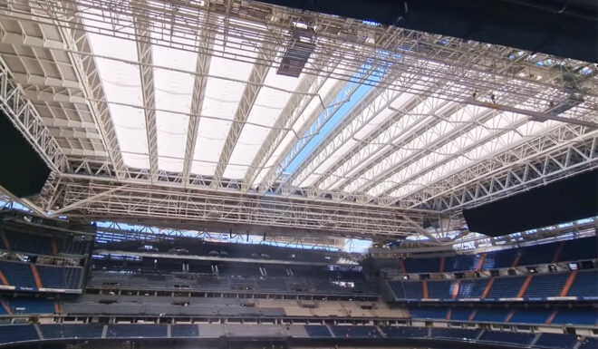 Estadio Santiago Bernabéu Real Madrid Umbau