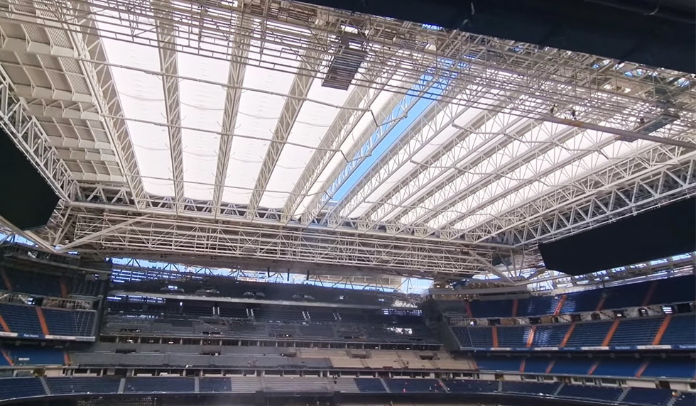 Estadio Santiago Bernabéu Real Madrid Umbau