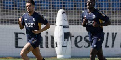 ceballos mendy training