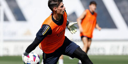 kepa arrizabalaga real madrid training