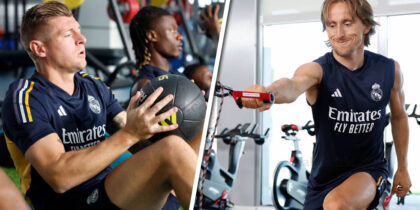 kroos modric training