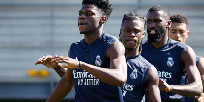 tchouameni camavinga training rmcom