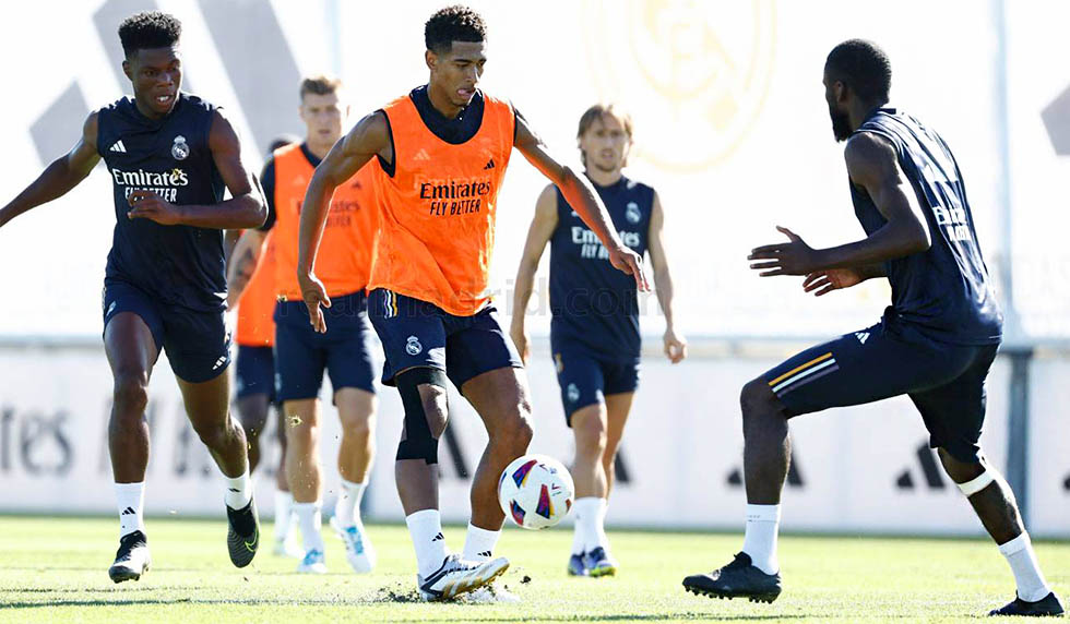 training tchouameni bellingham rüdiger