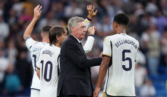 Carlo Ancelotti Jude Bellingham Real Madrid