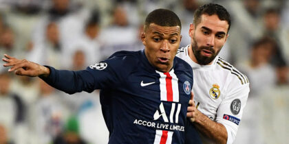 Kylian Mbappé Daniel Carvajal PSG Real Madrid