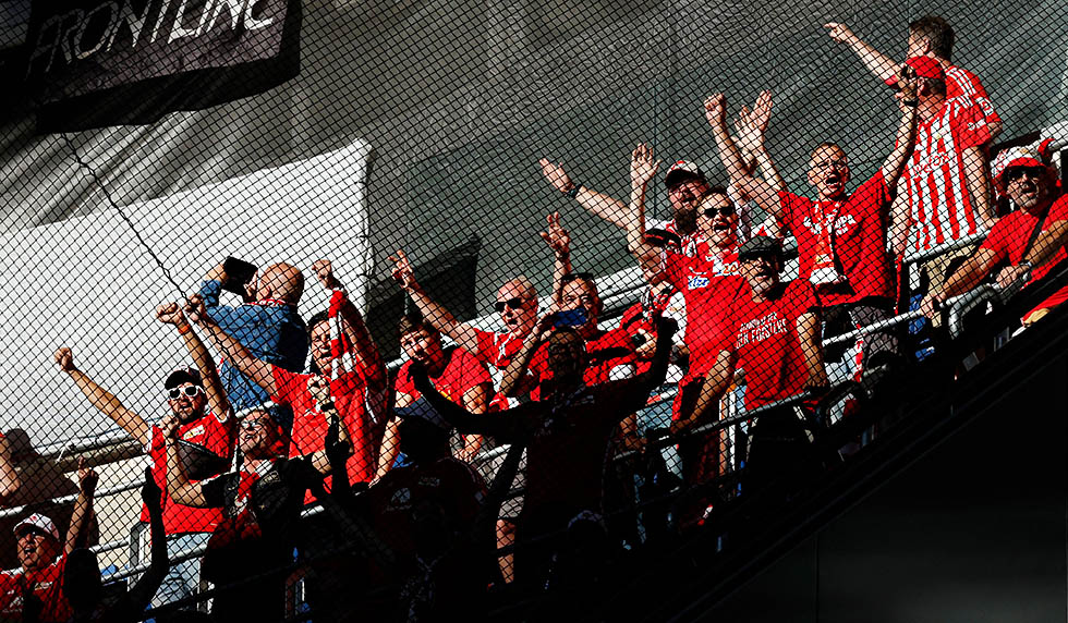 Union Berlin Fans im Bernabéu