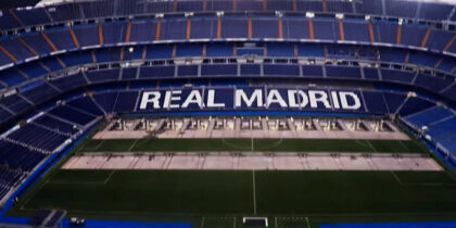 Estadio Santiago Bernabéu Real Madrid Rasen Lager
