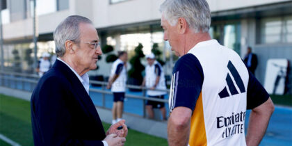 Florentino Pérez Carlo Ancelotti Real Madrid