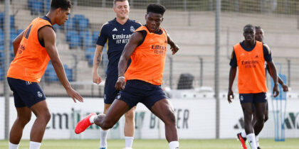 tchouameni real madrid training