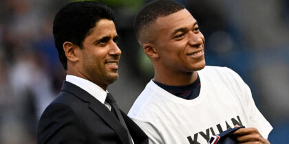 Nasser Al Khelaifi Kylian Mbappé PSG Real Madrid