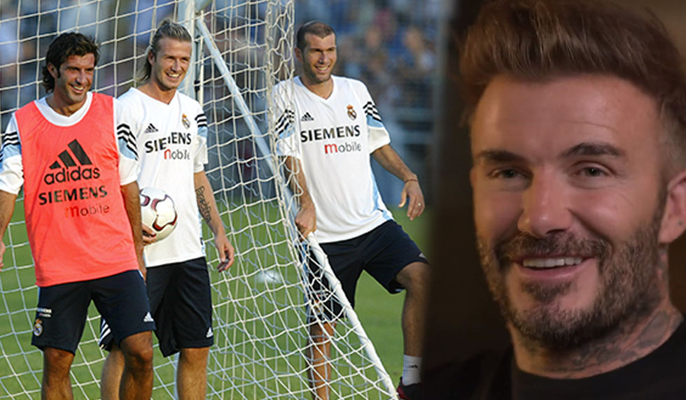 David Beckham Zinédine Zidane Real Madrid