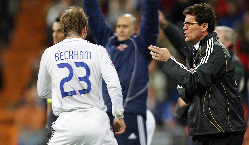 David Beckham, Fabio Capello