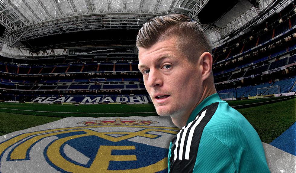 Toni Kroos Real Madrid Estadio Santiago Bernabéu Rasen