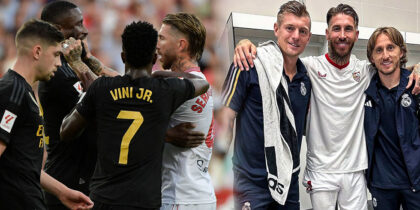 Toni Kroos Antonio Rüdiger Sergio Ramos Luka Modric Real Madrid