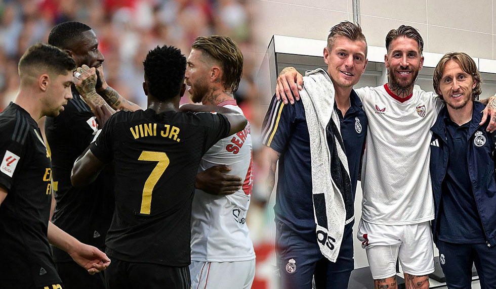 Toni Kroos Antonio Rüdiger Sergio Ramos Luka Modric Real Madrid