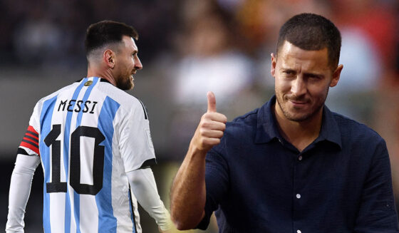 Eden Hazard Lionel Messi