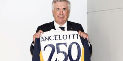 carlo ancelotti 250 real madrid