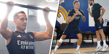training lucas vazquez kroos nacho