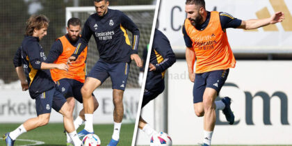 training modric joselu carvajal