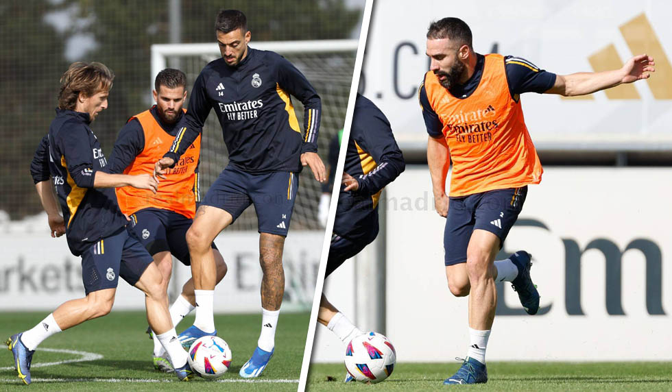 training modric joselu carvajal