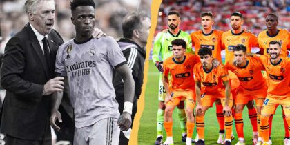 Carlo Ancelotti Vinicius Junior Real Madrid Valencia