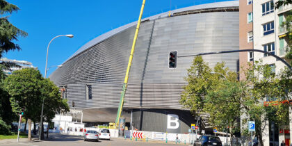 Estadio Santiago Bernabéu Real Madrid Umbau