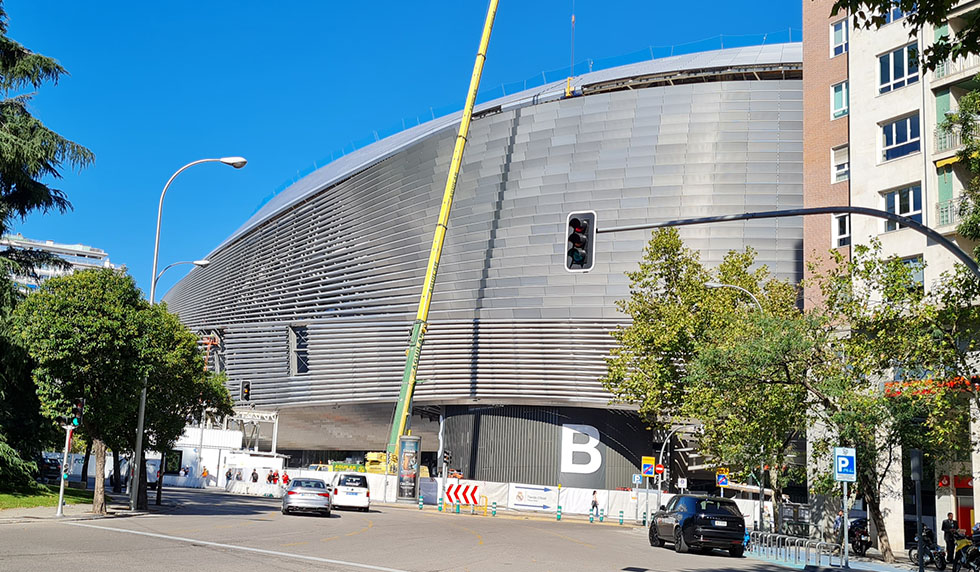 Estadio Santiago Bernabéu Real Madrid Umbau