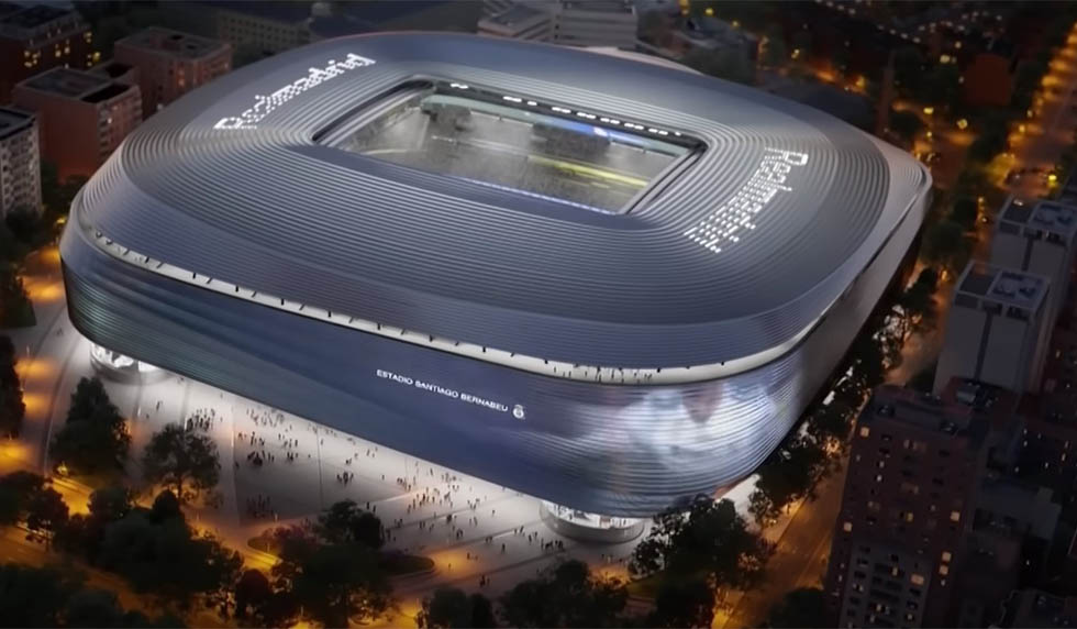 Estadio Santiago Bernabéu Real Madrid Umbau