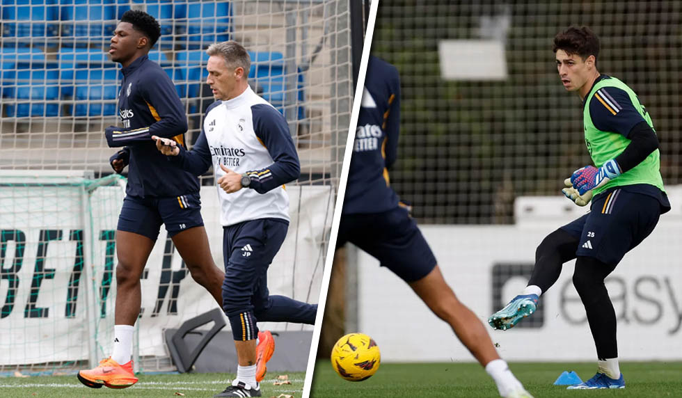 tchouameni kepa training rmcom