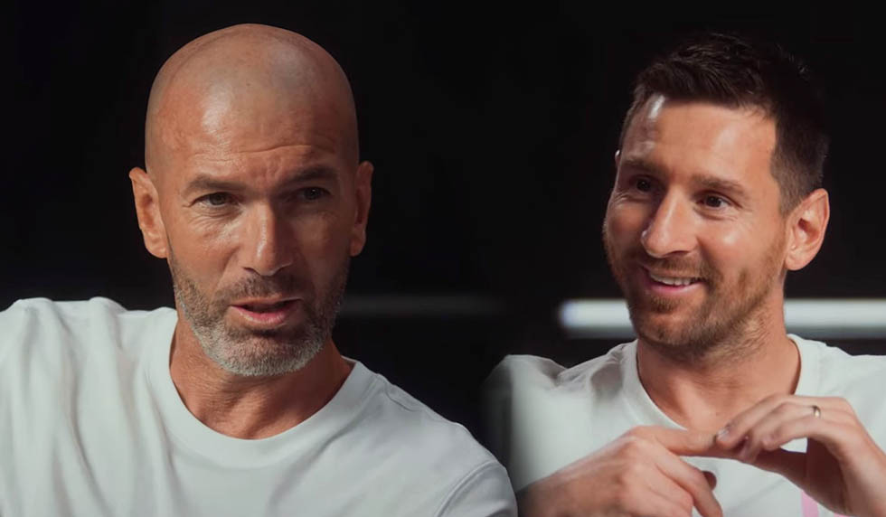 Zinédine Zidane Lionel Messi Real Madrid Nummer 5