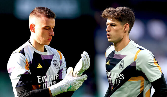 Andriy Lunin Kepa Arrizabalaga Real Madrid