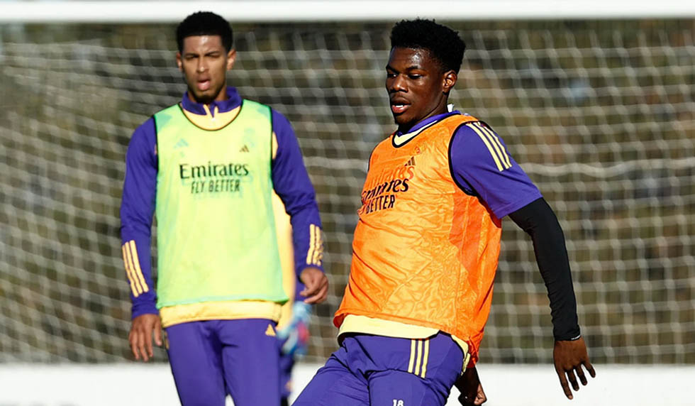 tchouameni training