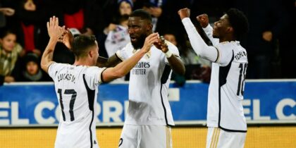 Real Madrid: Rüdiger, Vázquez, Tchouaméni