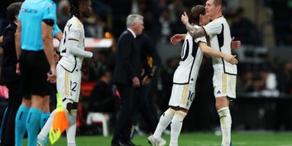 Real Madrid Kroos, Modric, Camavinga