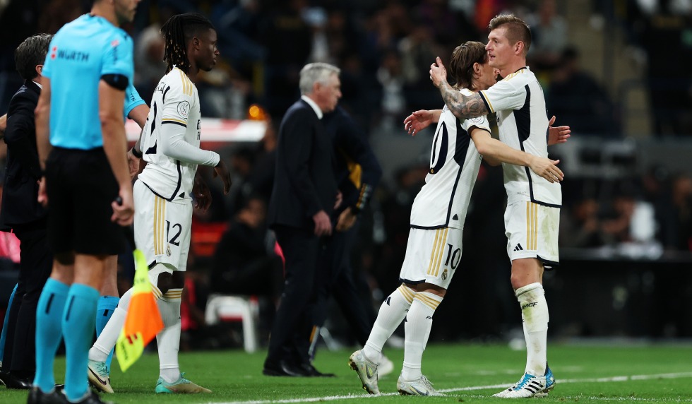 Real Madrid Kroos, Modric, Camavinga