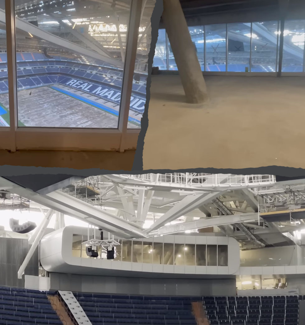 Estadio Santiago Bernabéu Restaurant Skywalk Dachterrasse Real Madrid